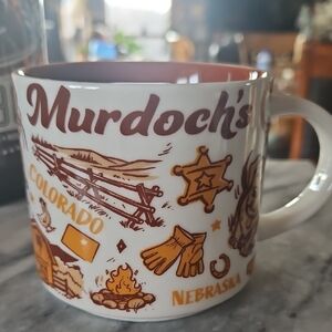 Illustrated Mug - White and Brown